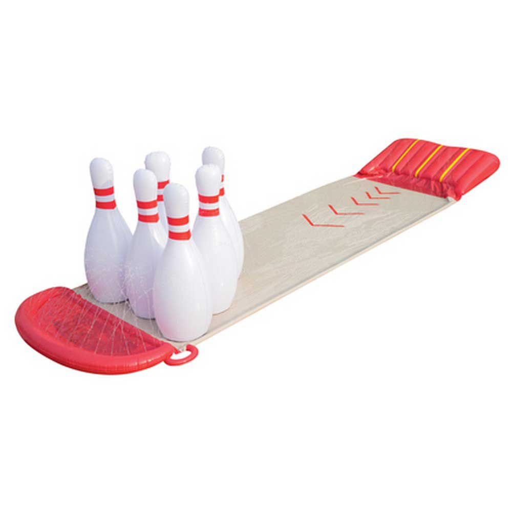 bestway slide-n-splash bowling 549 cm slide blanc