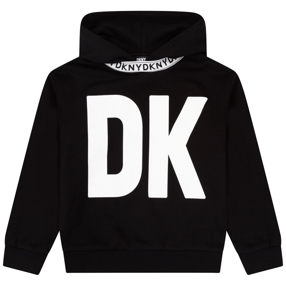 dkny d25e03 hoodie noir 10 years