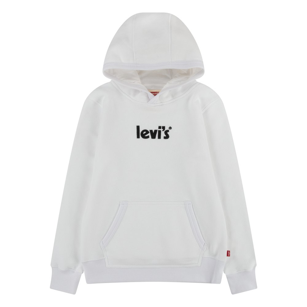 levi´s ® kids logo pullover hoodie blanc 8 years