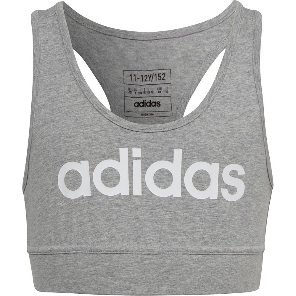 adidas lin cr tk top gris 9-10 years fille
