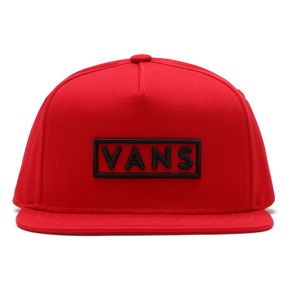 vans by easy box snapback cap rouge
