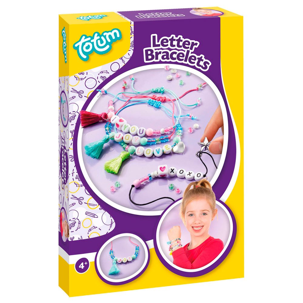 totum creative kit bracelets with message clair