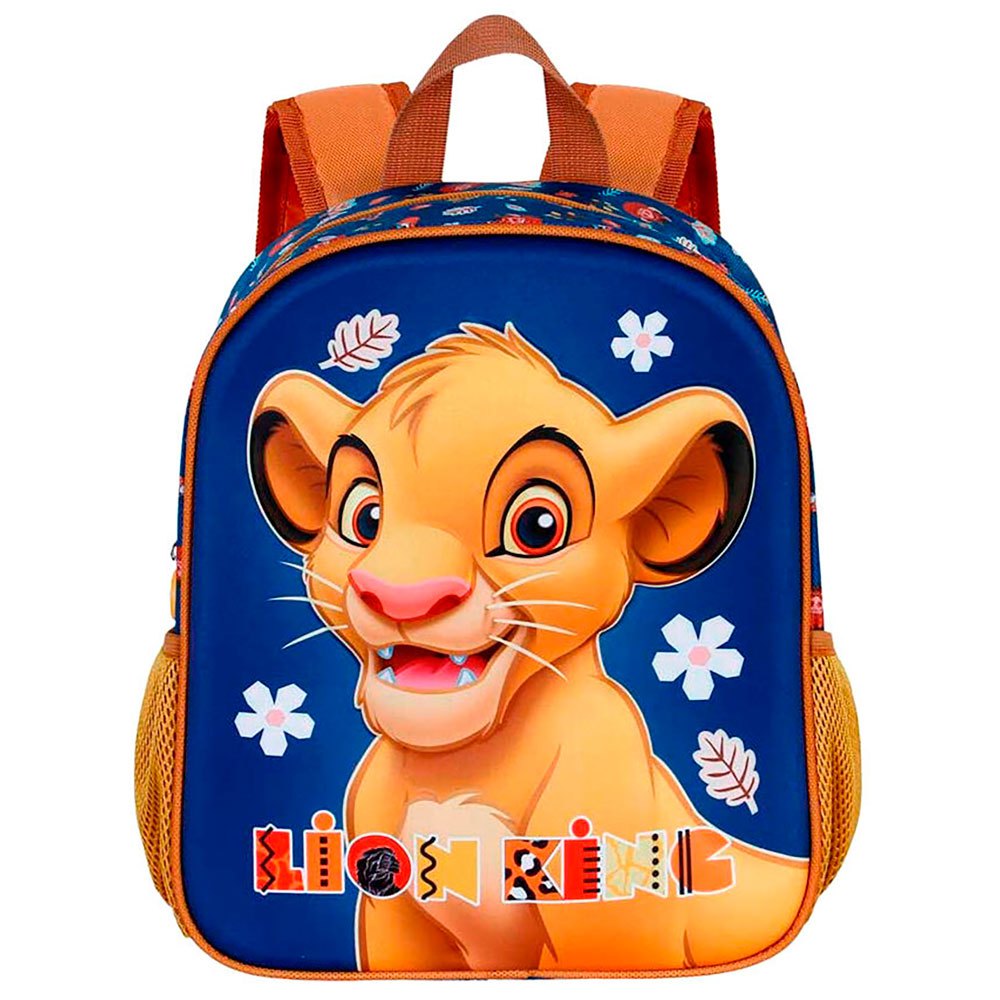 karactermania 3d little face el rey leon disney 31 cm backpack doré