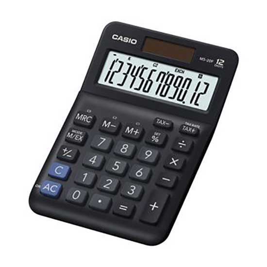 casio ms-20f calculator argenté