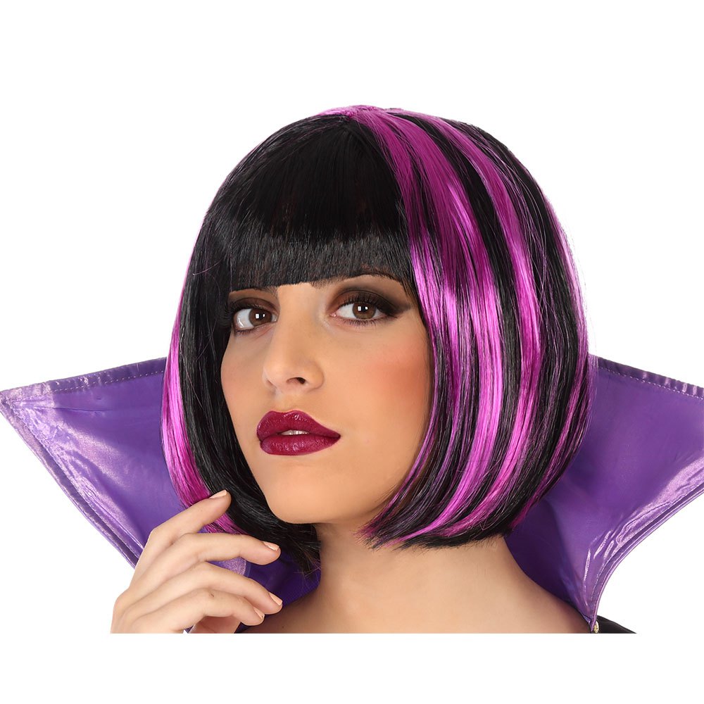 atosa short purple vampire lisa morena wig violet