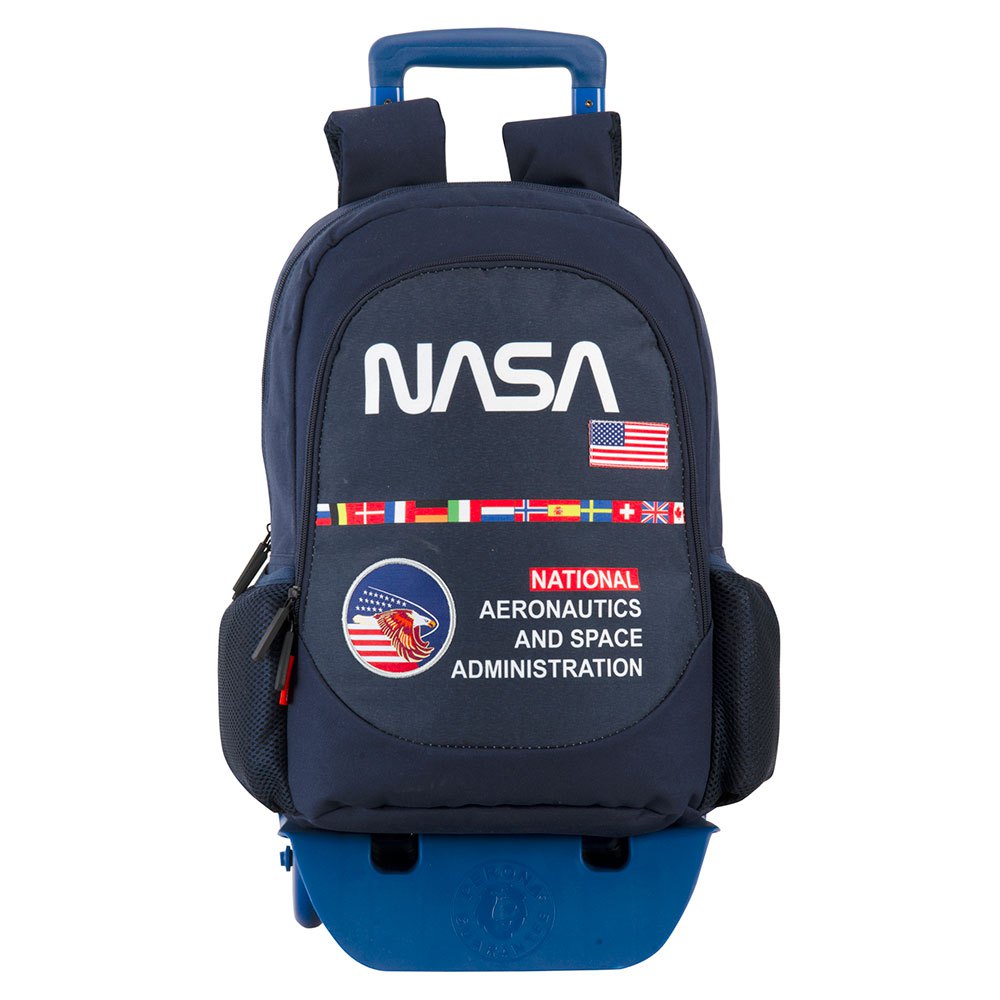 nasa discovery backpack bleu