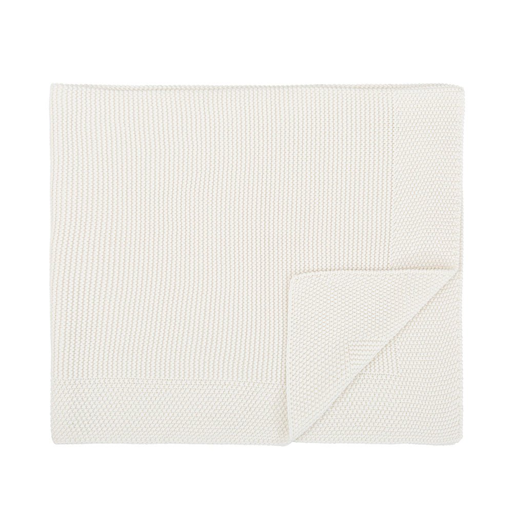 bimbidreams 75x90 cm knitted shawl blanc