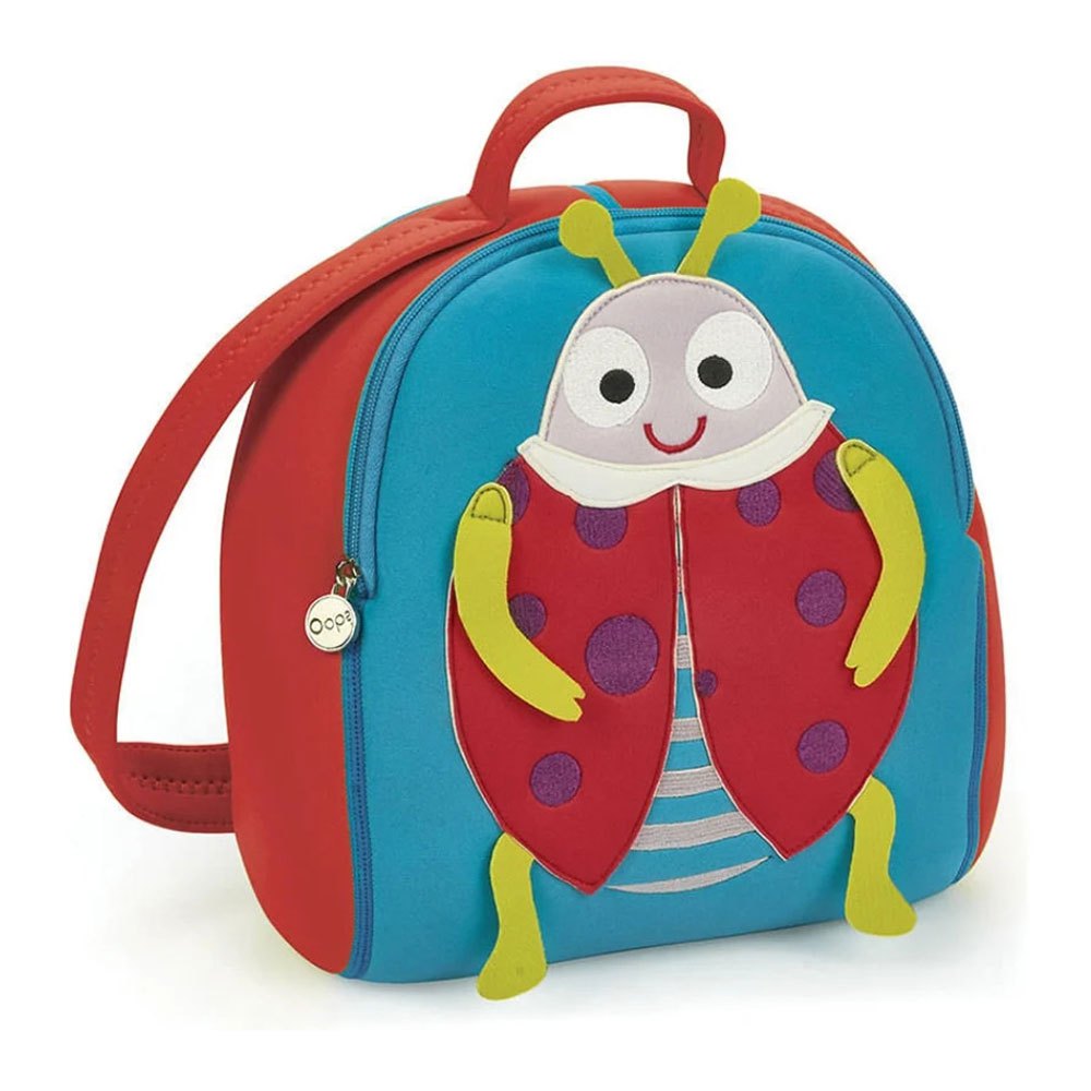 oops backpack 30 cm ladybug rouge,bleu