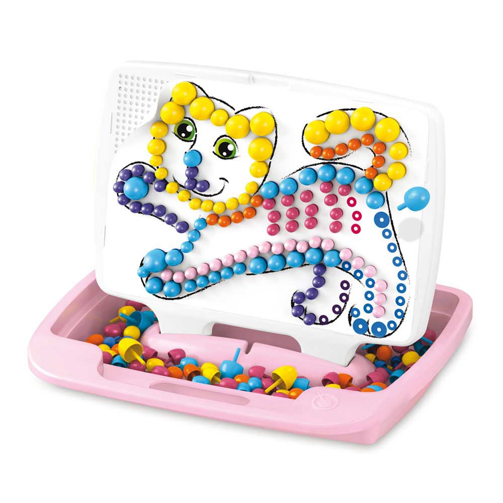 quercetti girl pixel smart 300 pins case multicolore