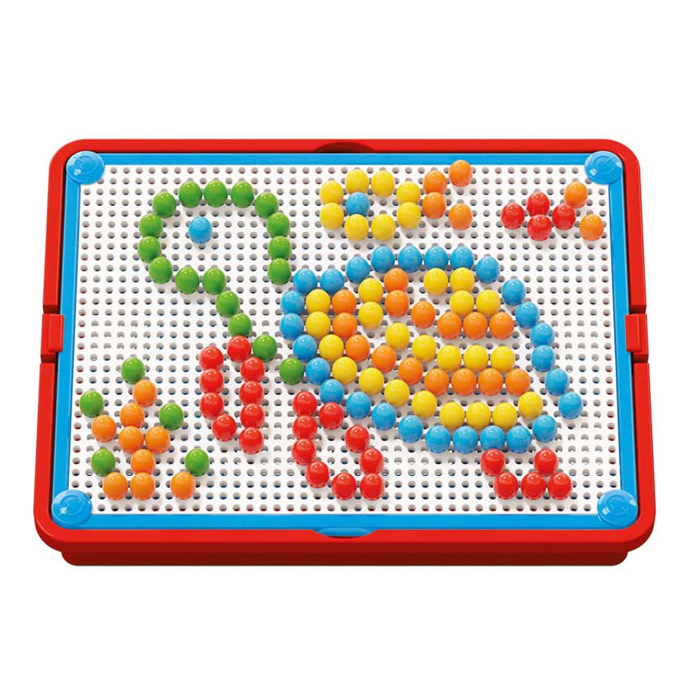 quercetti visual pixel arts small 150 pins 5 colours multicolore