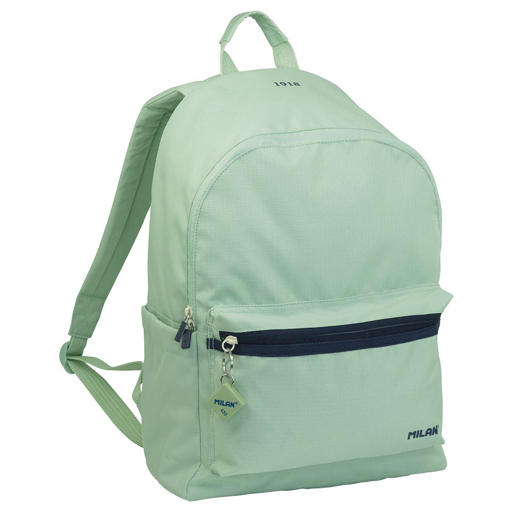 milan 2 zip urban classic backpack 22l 1918 series vert