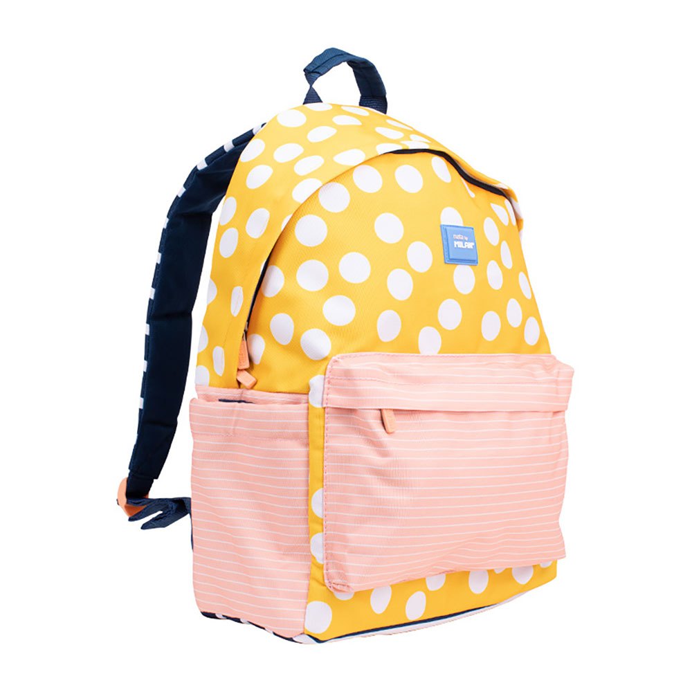 milan 2 zip urban classic backpack 22l swims 2 special series jaune,rose