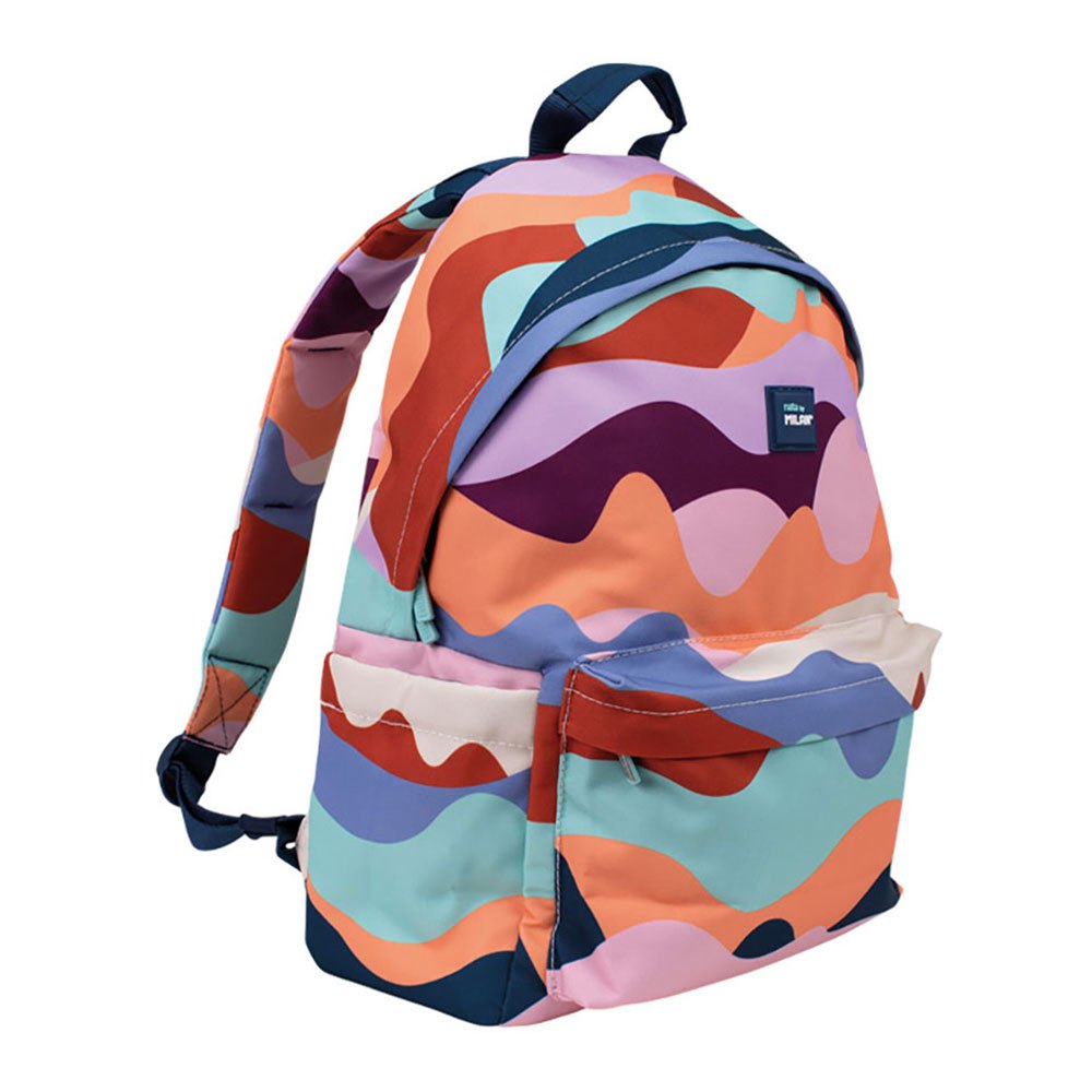 milan 2 zip urban classic backpack 22l the fun series multicolore