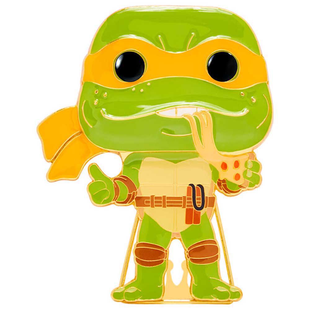 funko pop pin ninja turtles michelangelo 10 cm jaune