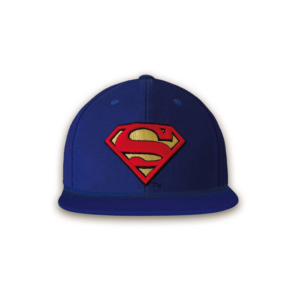 logoshirt dc comics snapback cap superman logo rouge