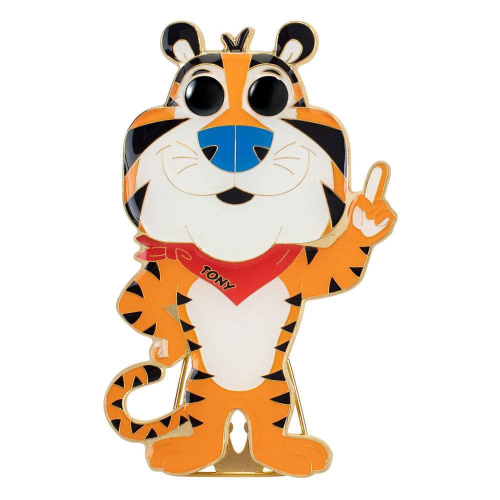 funko frosted flakes pop! enamel pins tony the tiger chase group 10 cm assortment 12 units orange