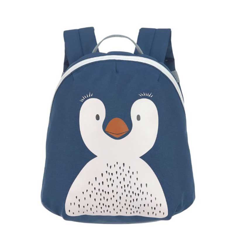 lassig tiny penguin backpack bleu
