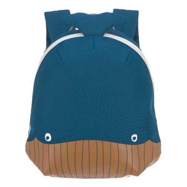 lassig tiny whale backpack bleu