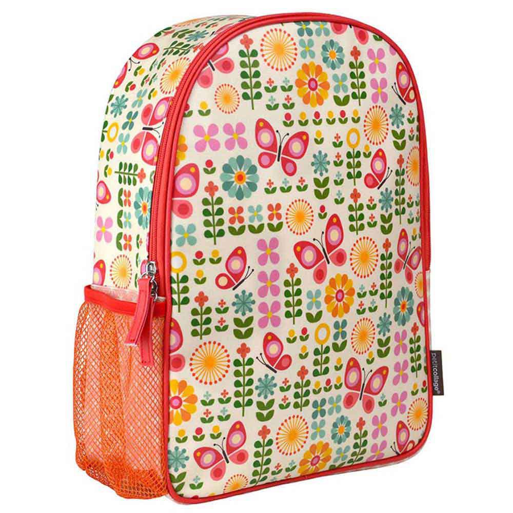 petit collage butterflies backpack multicolore