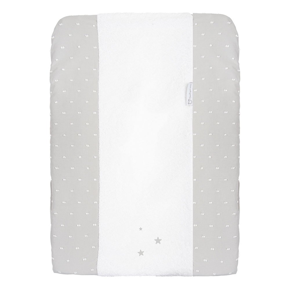 bimbidreams dolce bath cover+towel 50x70 cm gris