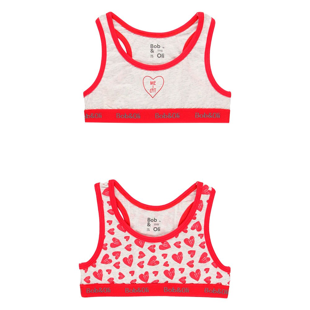 boboli pack 2 top rouge 8 years fille