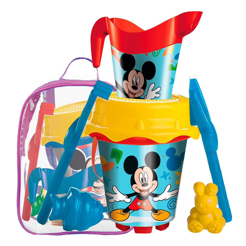 disney mickey castle cube backpack multicolore