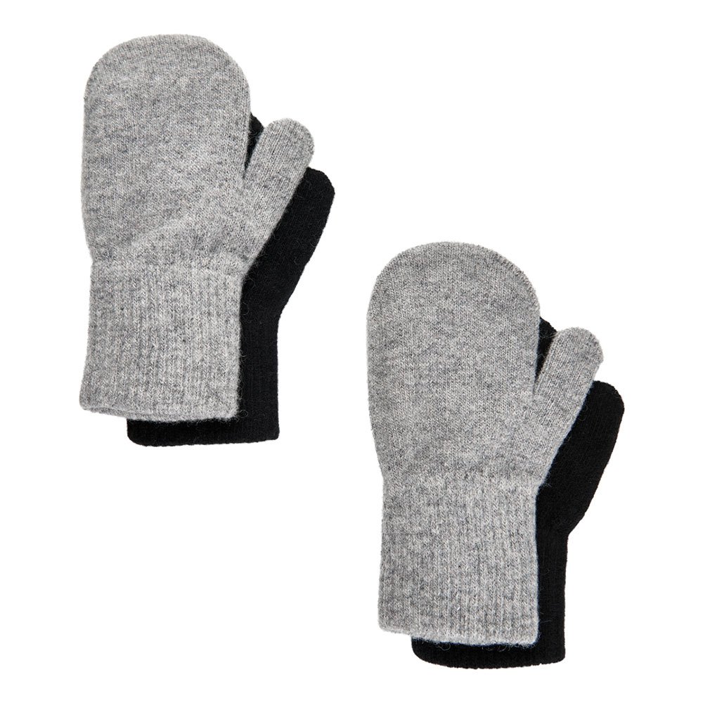 celavi magic mittens 2 pack gloves gris 12-24 months