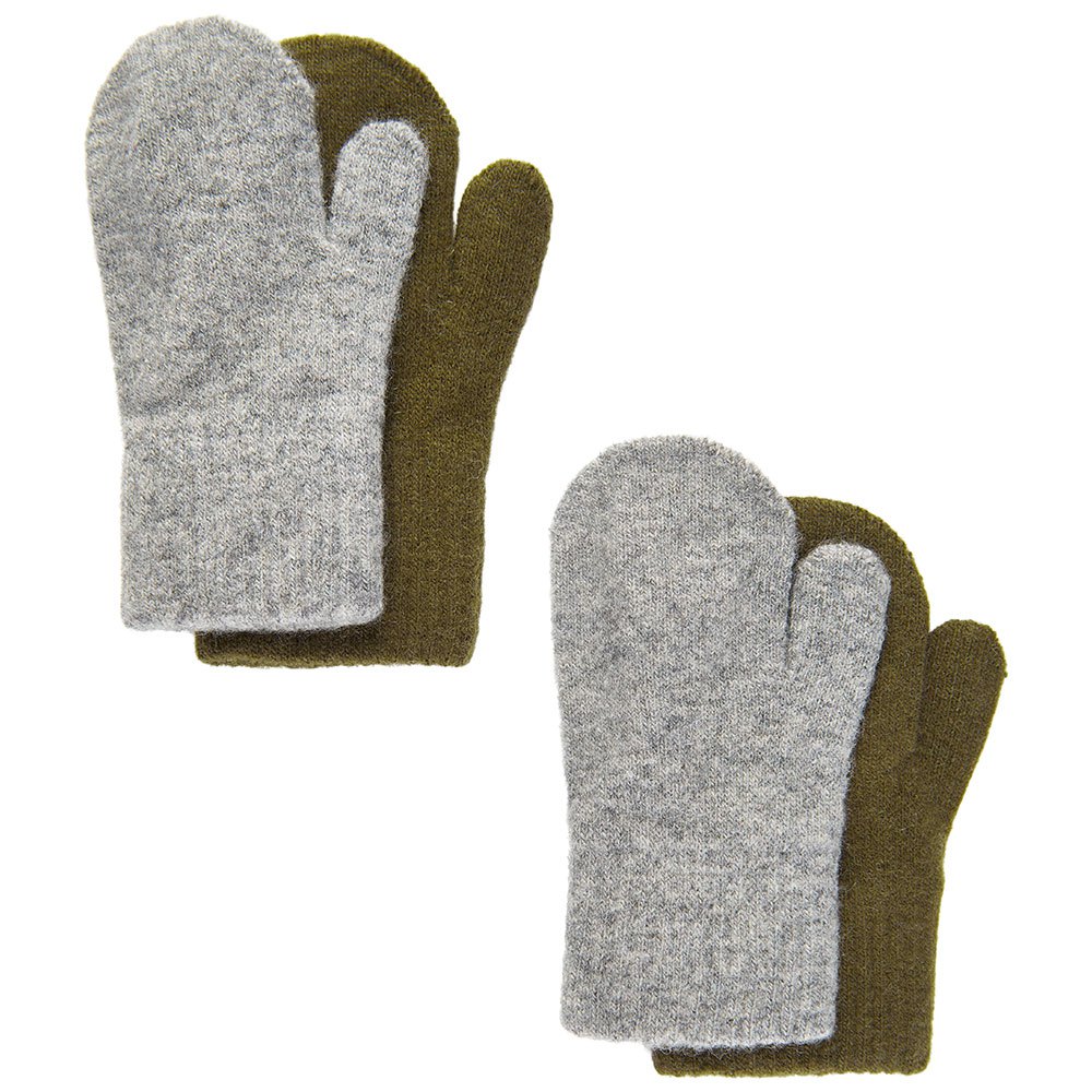 celavi magic mittens 2 pack gloves gris 12-24 months