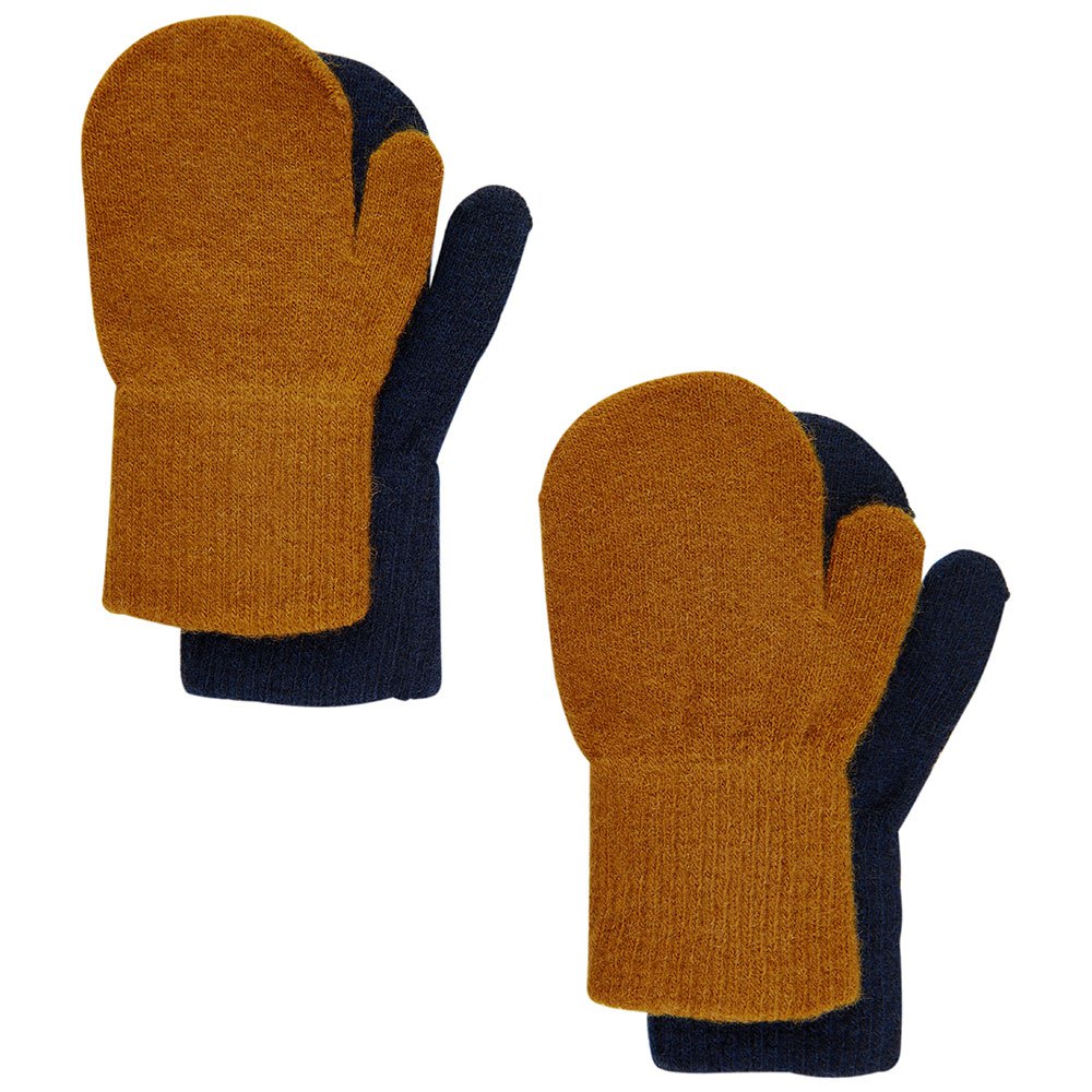 celavi magic mittens 2 pack gloves orange 3-6 years