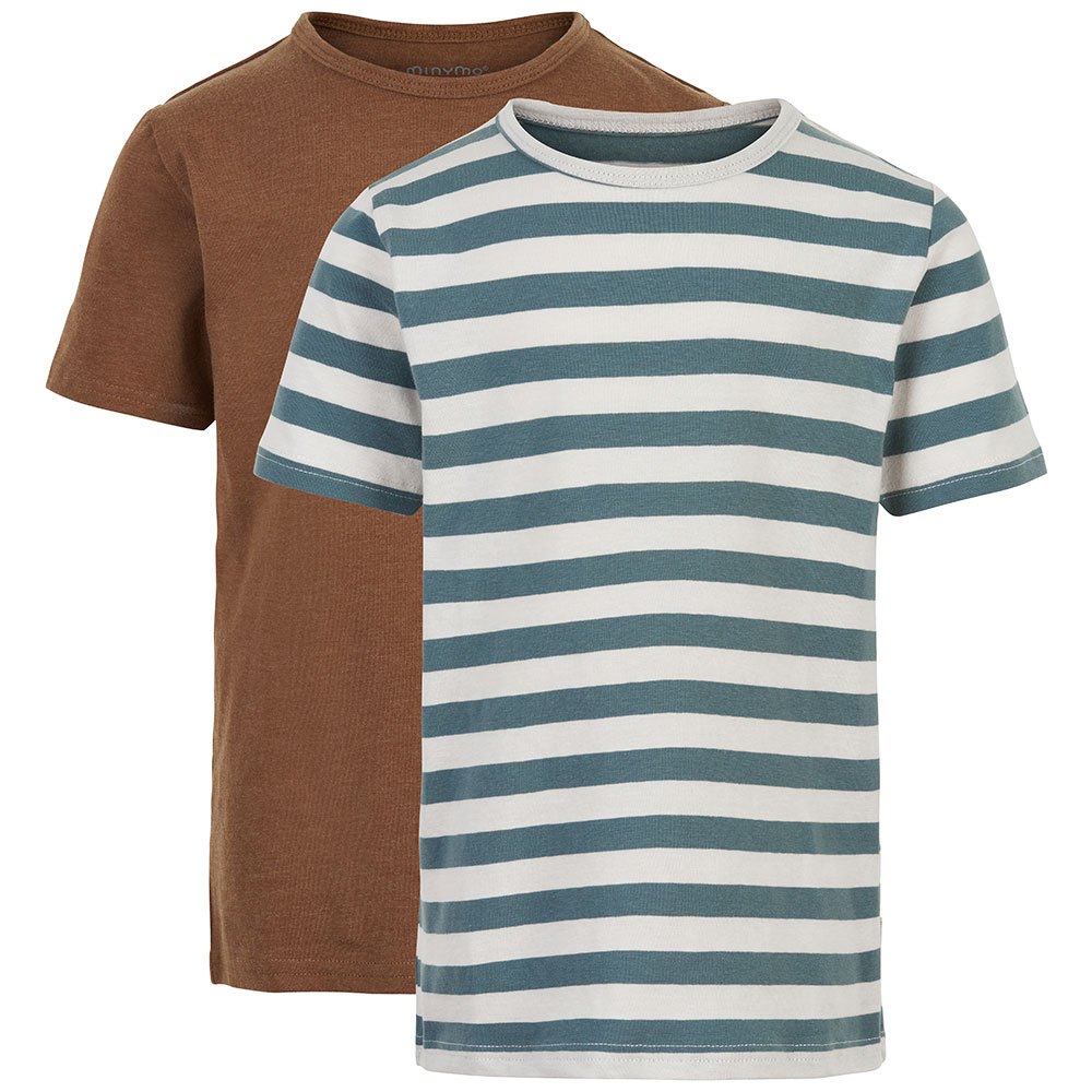 minymo basic 32 2 pack short sleeve t-shirt multicolore 12 months