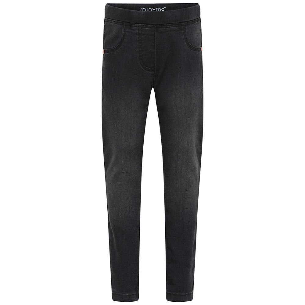 minymo jegging stretch slim fit pants noir 12 years