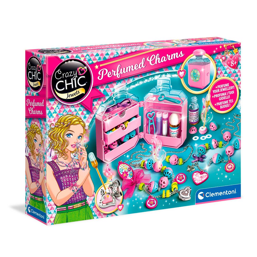clementoni crazy chic perfumed charms rose