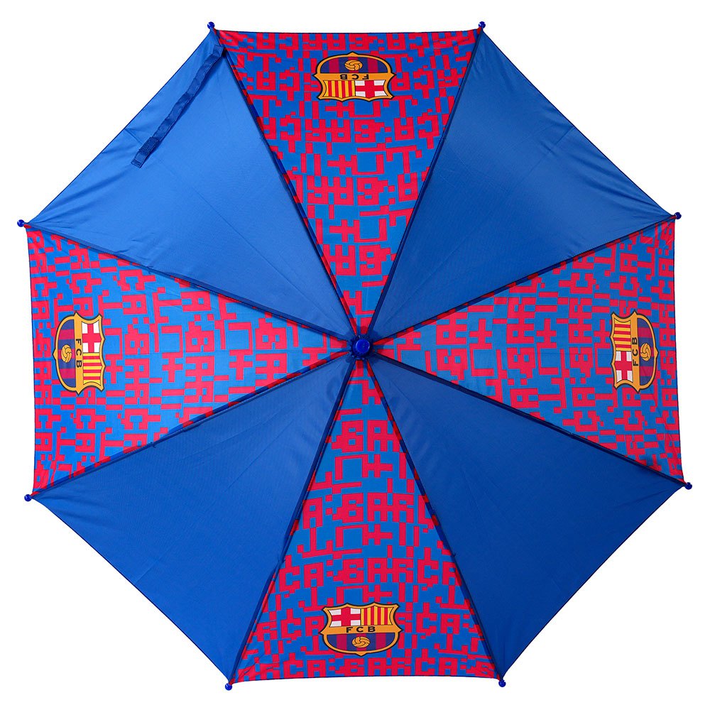 fc barcelona 48 cm automatic polyester umbrella rouge