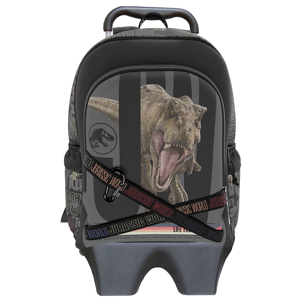 jurassic world roar! 43 cm trolley adaptable backpack noir
