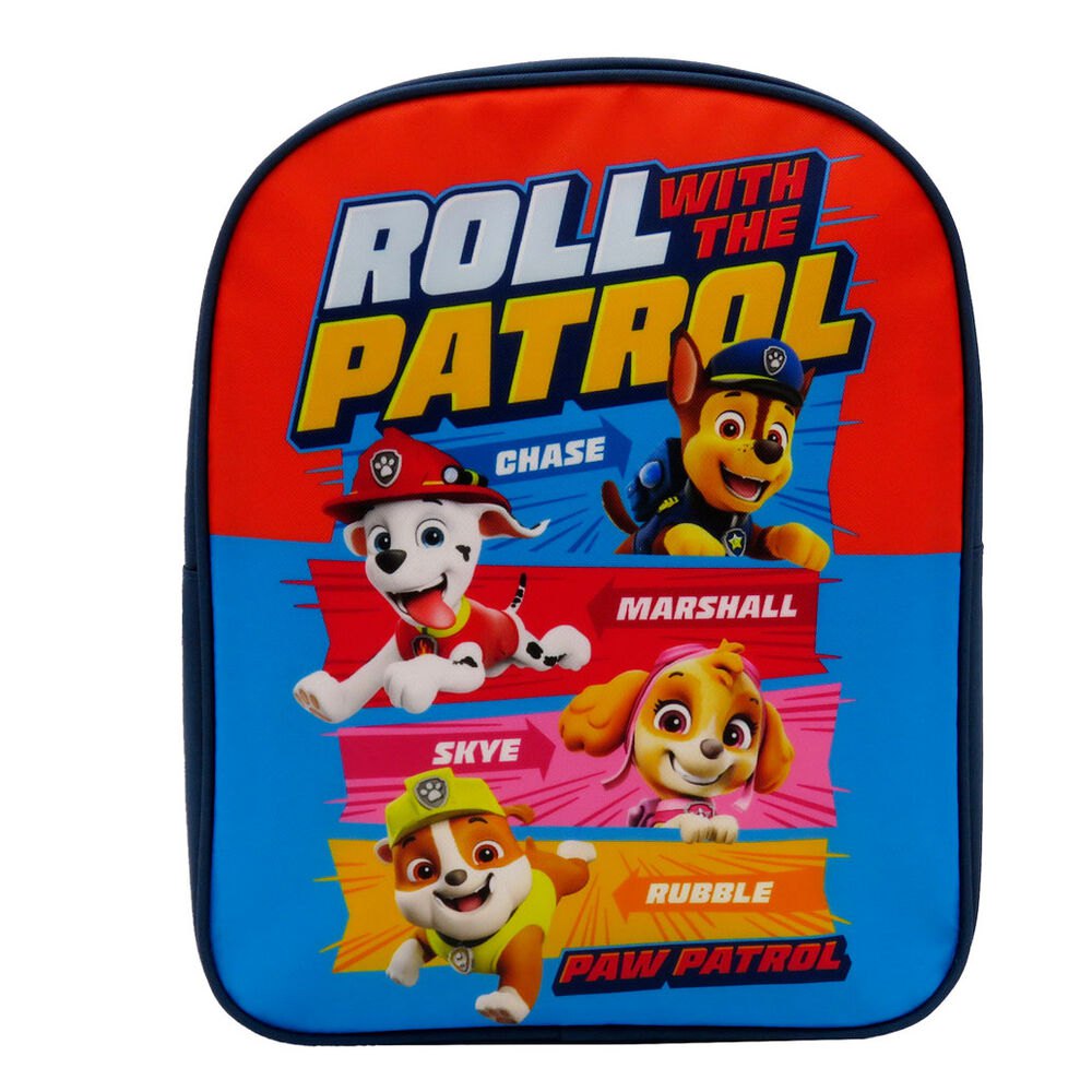 paw patrol 30 cm backpack rouge