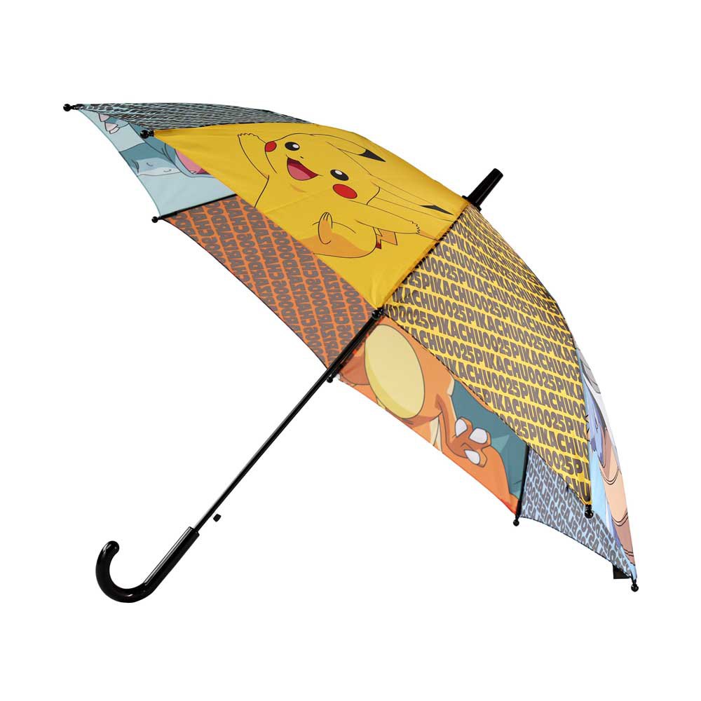 pokemon 54 cm polyester automatic umbrella jaune