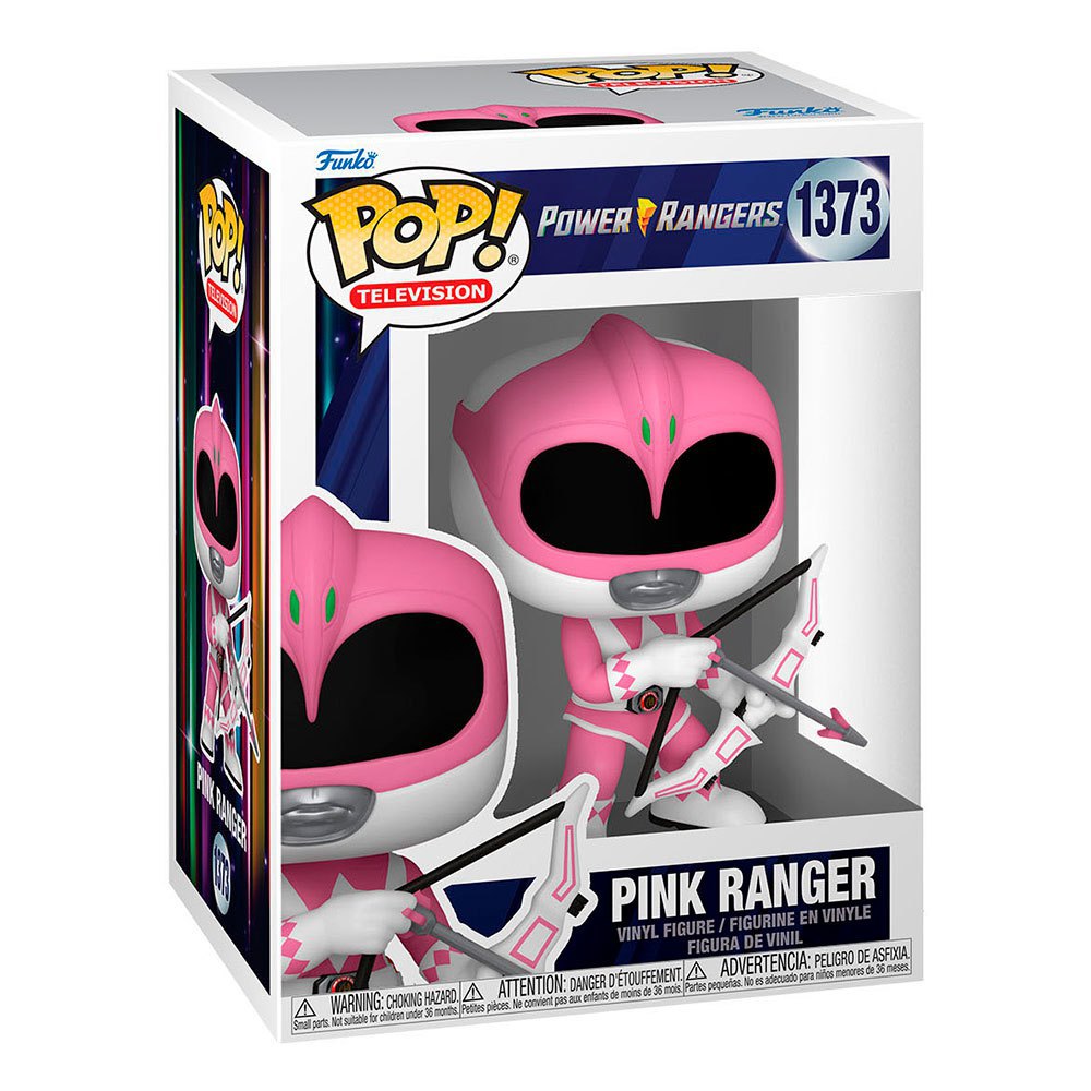 funko power rangers 30th pop! tv vinyl figure pink ranger 9 cm rose