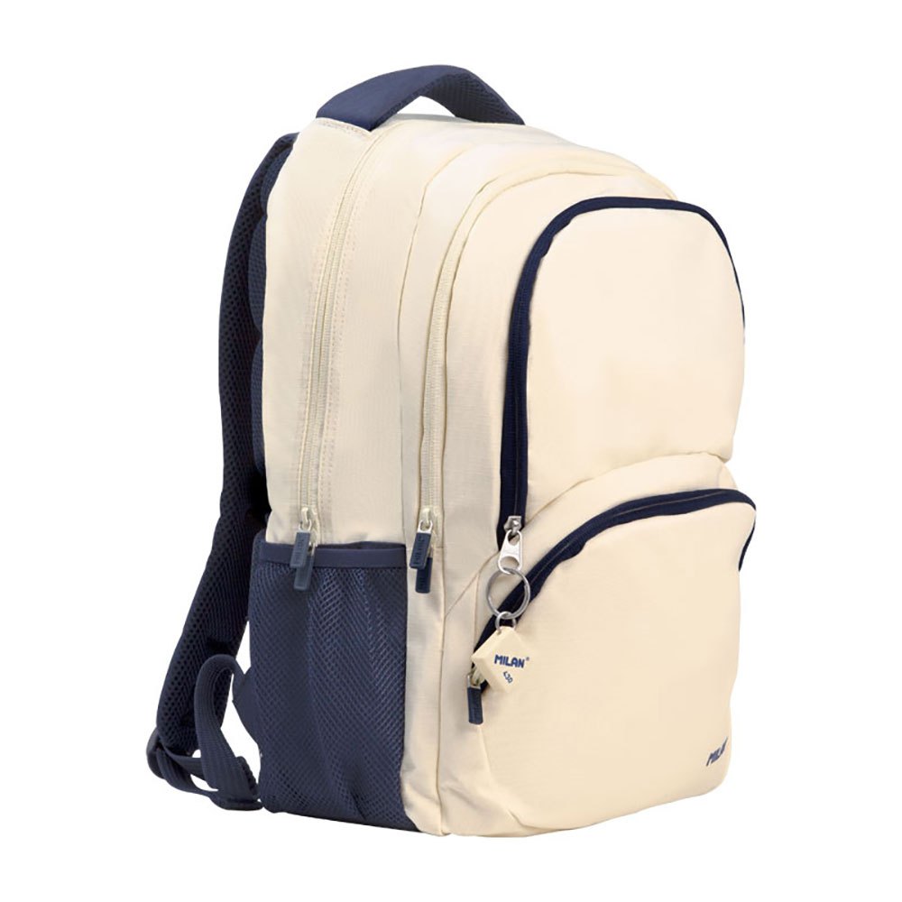 milan 4-zip backpack 25l 1918 series beige