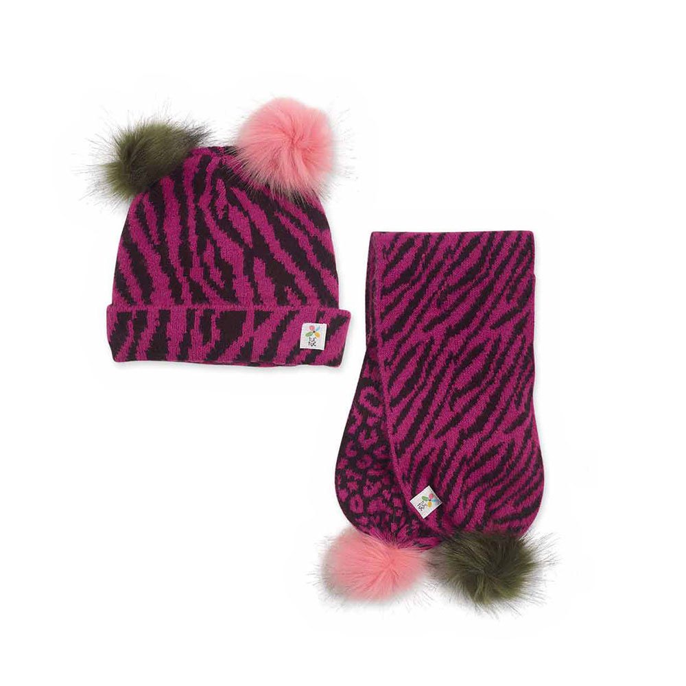 tuc tuc my troop hat and scarf set rose 46 cm