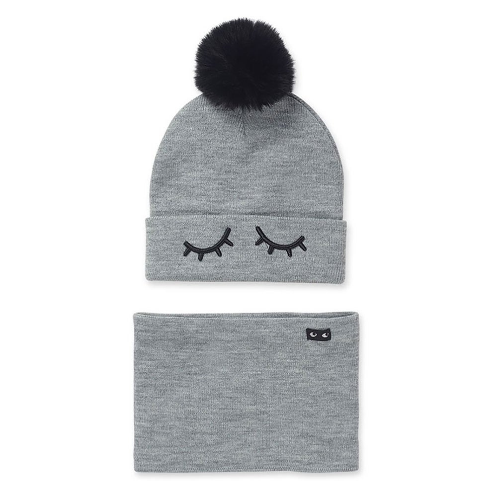 tuc tuc no rules hat and scarf set gris s