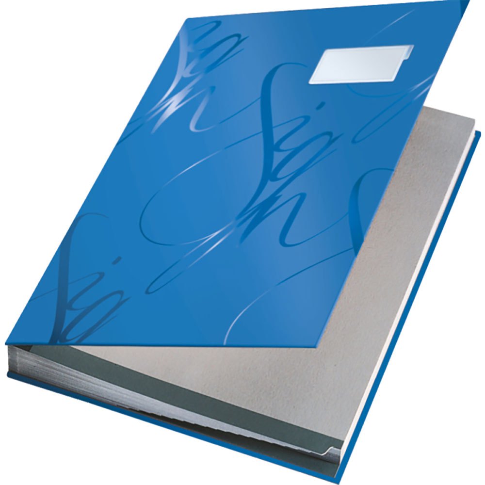 leitz sign soft grip 18 separators document holder bleu