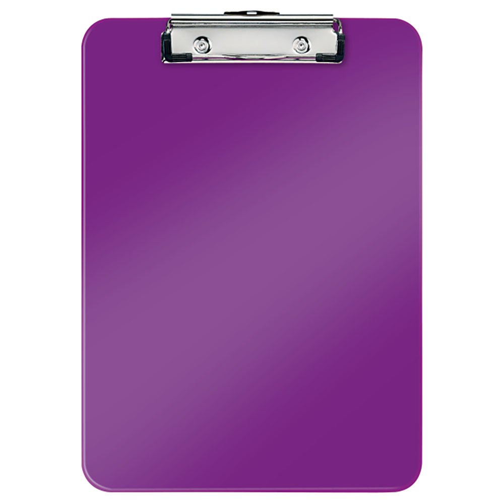 leitz wow ps a4 metallic gripper folder violet