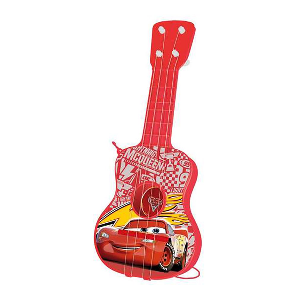 reig musicales 4 strings guitar in case rouge