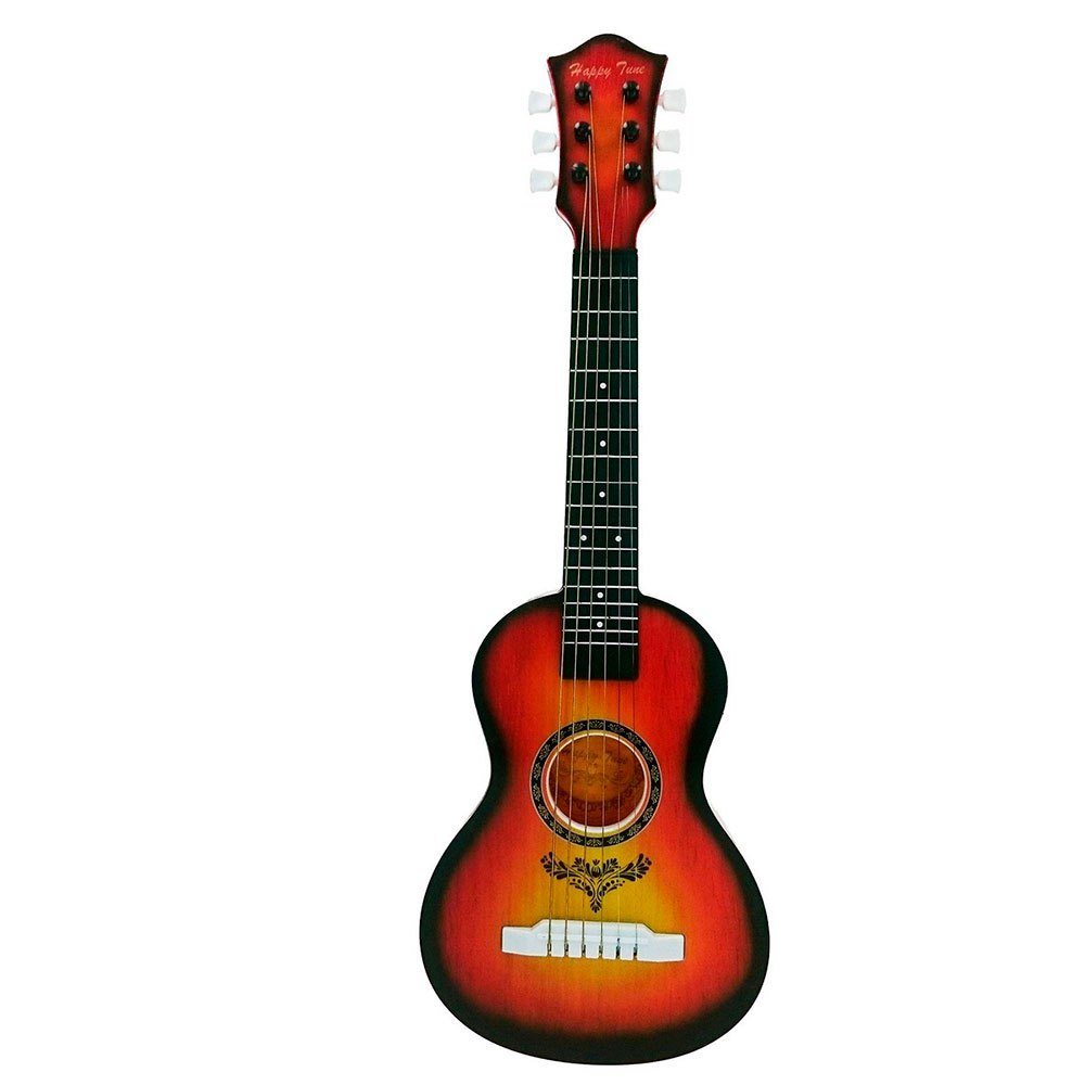 reig musicales guitar 6 strings 59 cm plastic classic orange