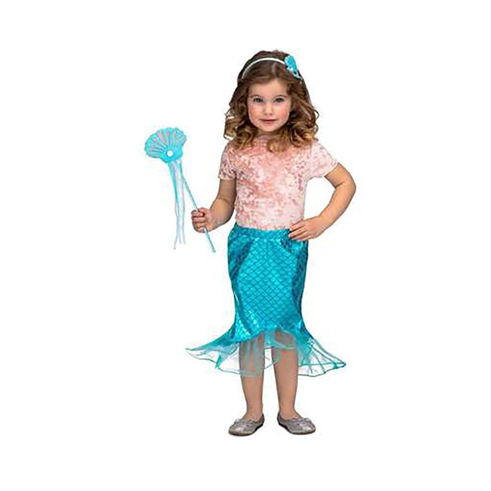 viving costumes mermaid tutu junior custom bleu 3-6 years