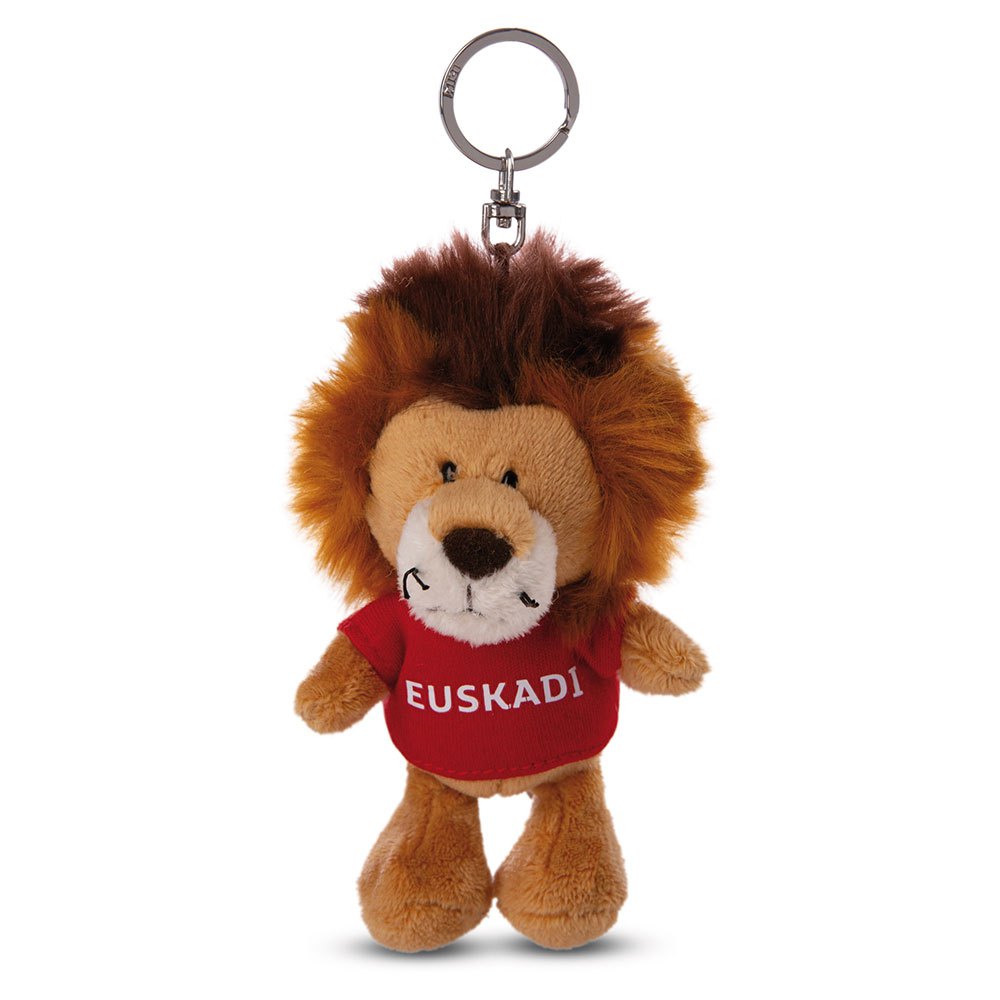 nici lion t-shirt euskadi 10 cm key ring rouge