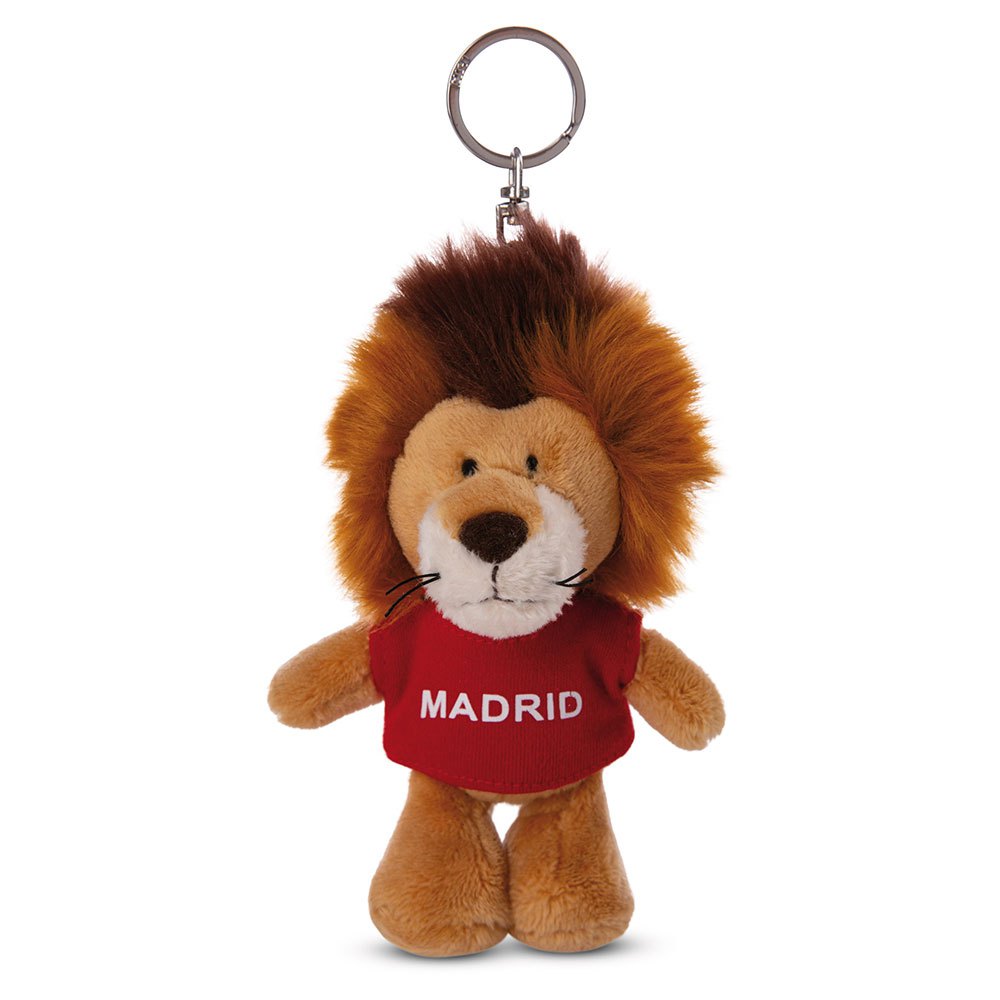 nici lion t-shirt madrid 10 cm key ring rouge