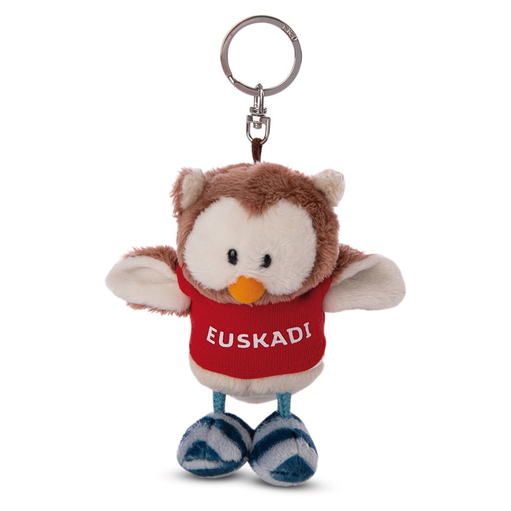 nici owl t-shirt euskadi 10 cm key ring rouge
