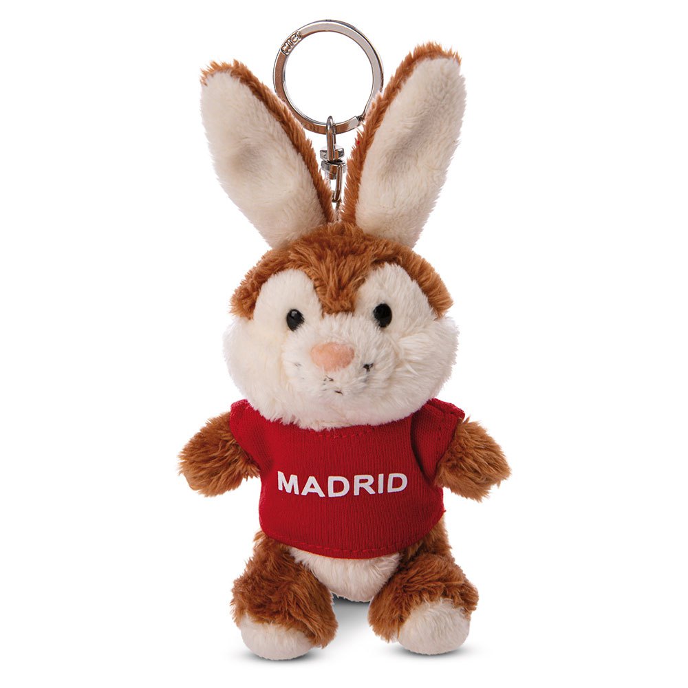 nici rabbit t-shirt madrid 10 cm key ring rouge