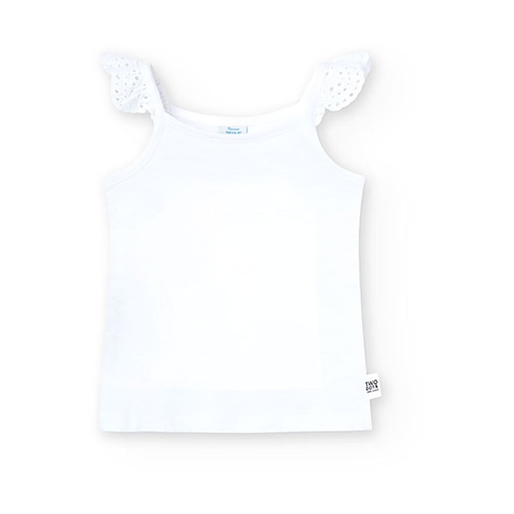 boboli 438140 sleeveless t-shirt blanc 8 years